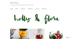 Desktop Screenshot of hollyandflora.com